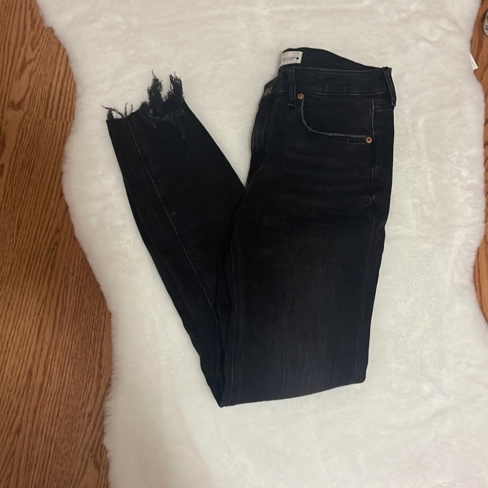 Zara skinny black jeans size 6